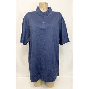 NWT $99 JoS A Bank Polo Shirt XXL 2XL 49” Short Sleeve Blue Golf Casual